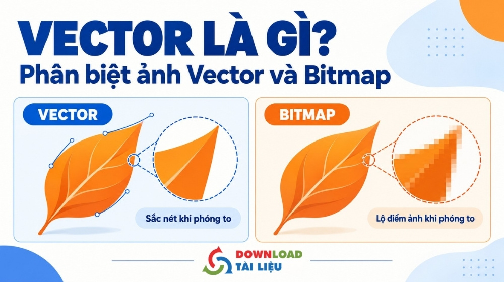 Phân biết ảnh vector và bitmap