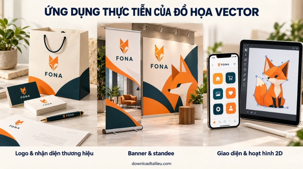 Ứng dụng thực tế của ảnh vector